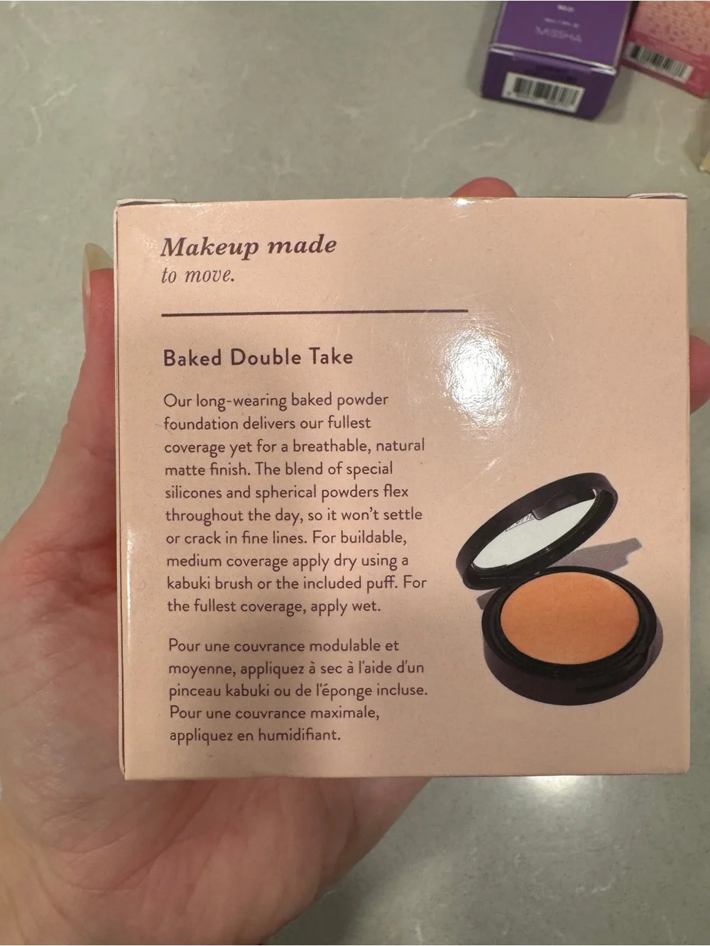 Laura Geller Double Take Baked Powder Foundation Medium 0.35 Oz